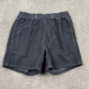 Alpine Design Mens S Midnight Black 5" Pull On WW Corduroy Shorts ADM15813 NEW